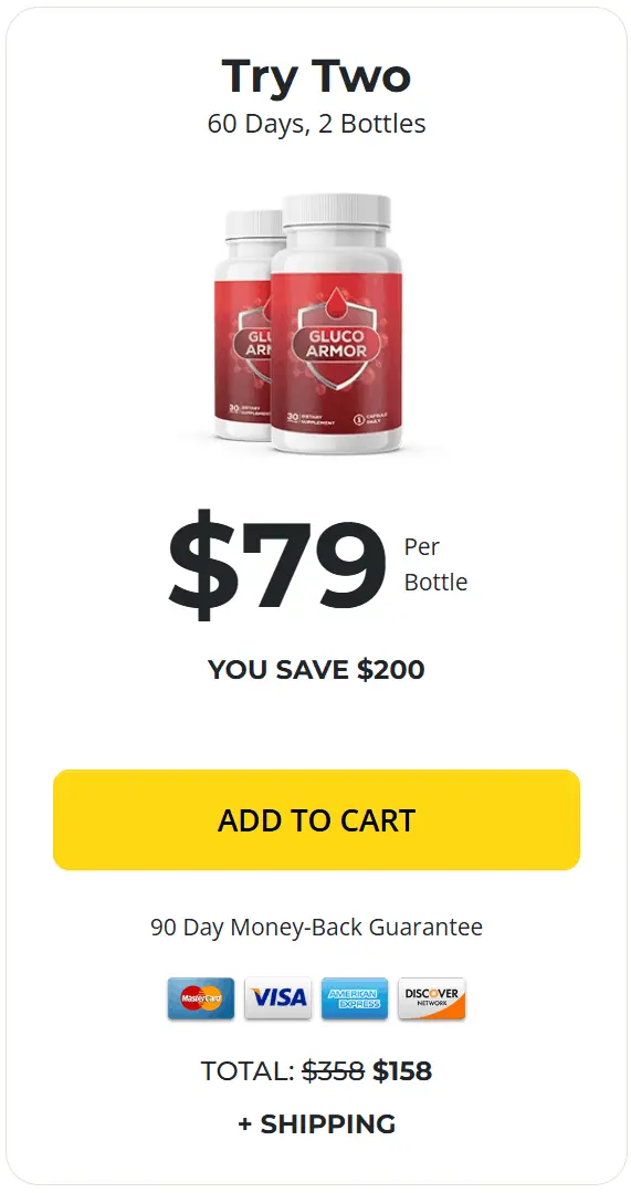 Gluco Armor 2 bottle price